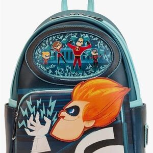 Disney Pixar Incredibles Backpack - Blue and Orange